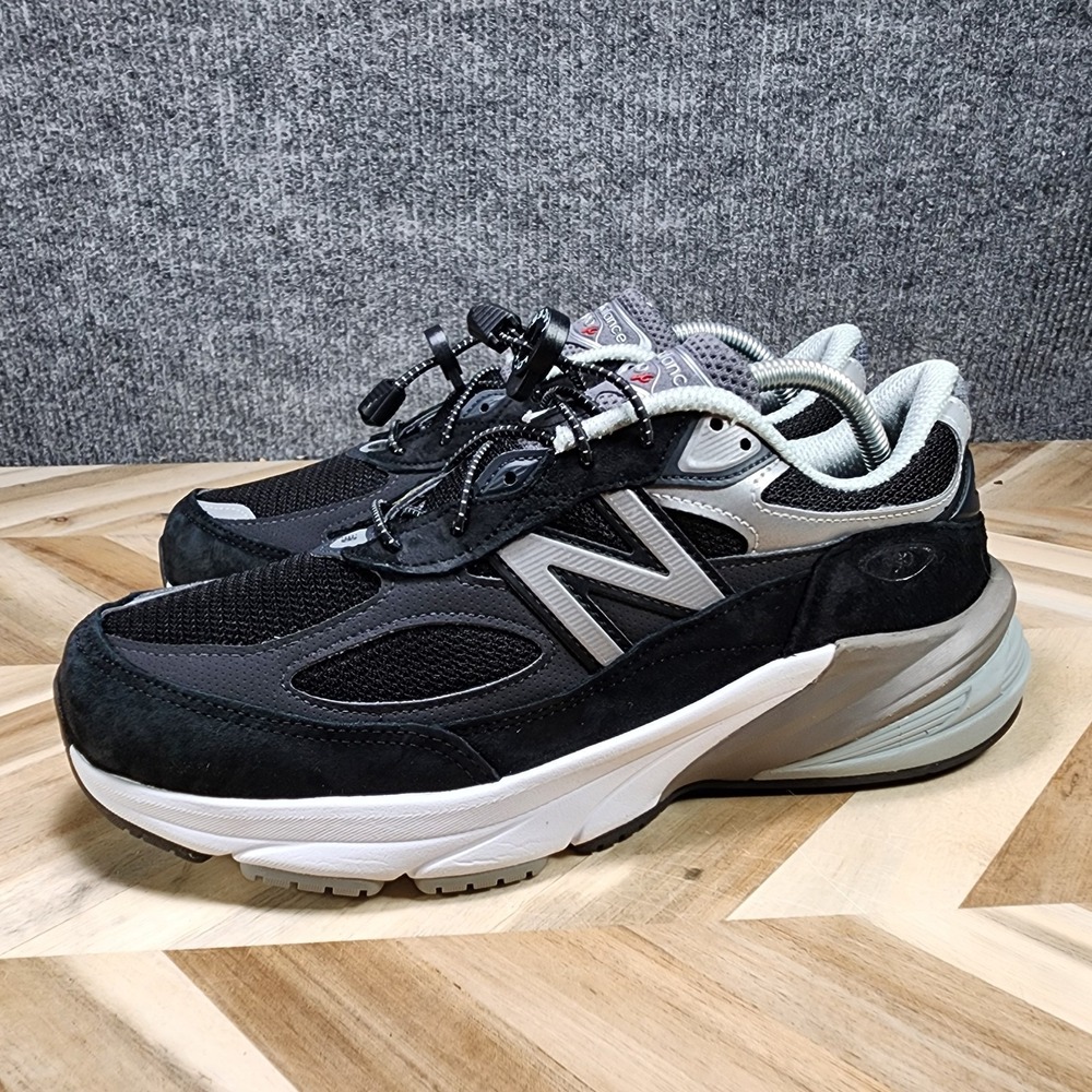 New Balance 990v6 Women's 10 D WIDE Black Suede Sneakers Shoes W990BK6 USA - Picture 2 of 13